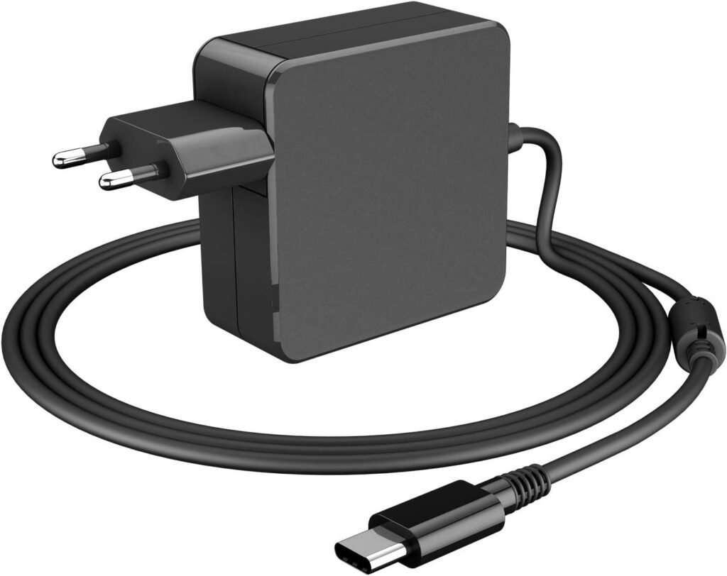 DC Power Adapter with USB-C Cable 45W 