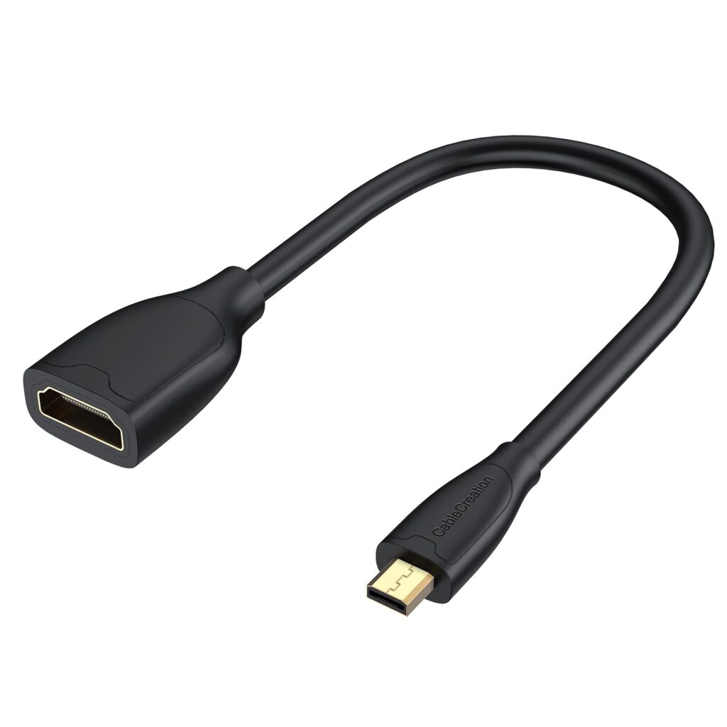 Micro HDMI to female HDMI 